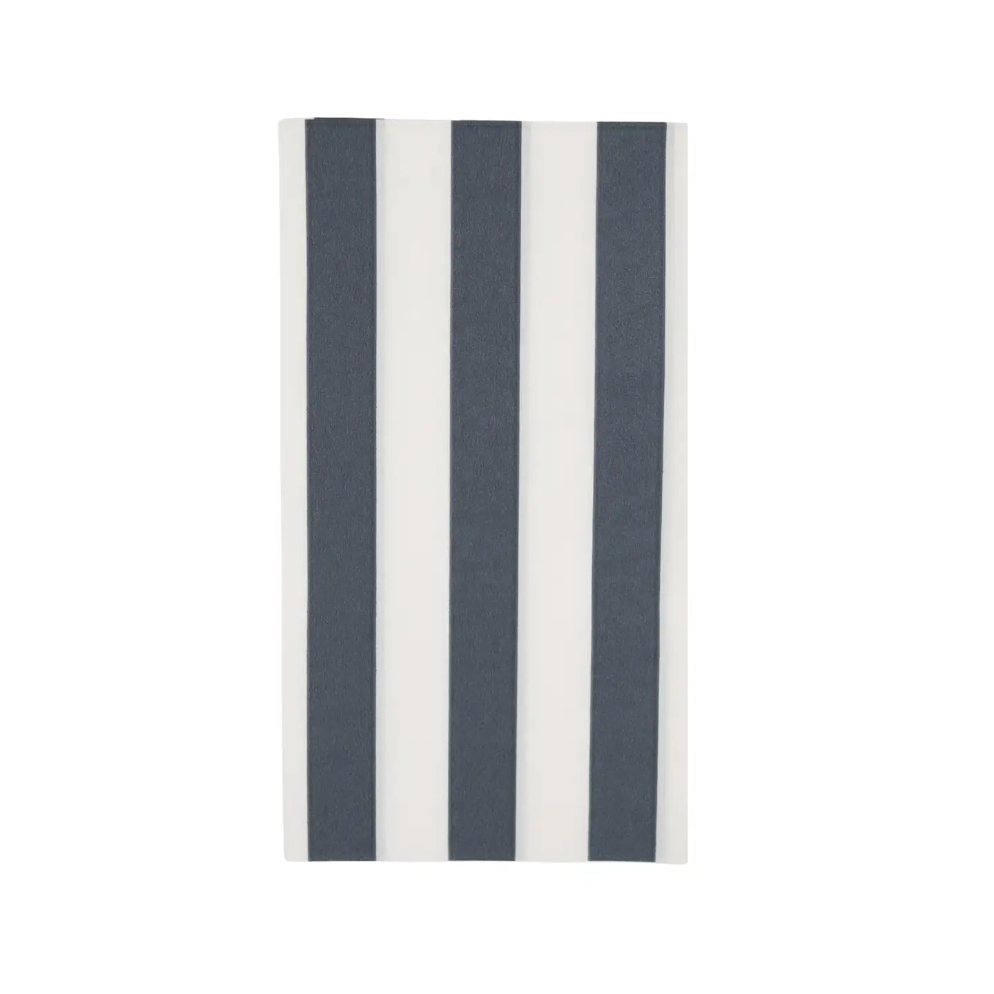 Midnight Blue Cabana Stripe Guest Towels