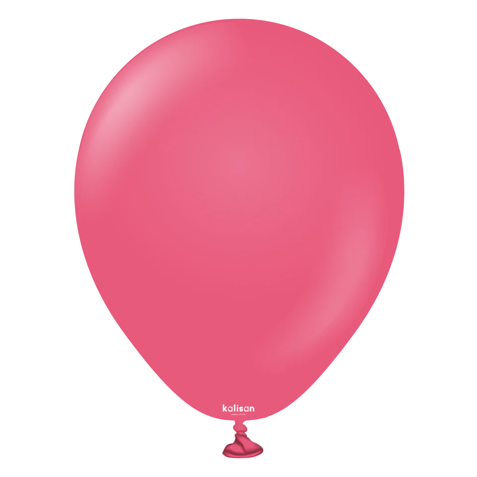 KALISAN LATEX STANDARD FUCHSIA - 5", 100 PIECES