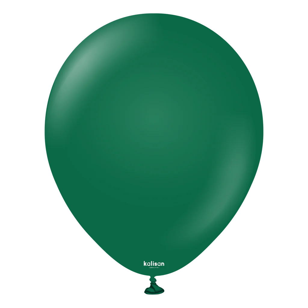 KALISAN LATEX STANDARD DARK GREEN (EMERALD GREEN) - 18", 25 PIECES