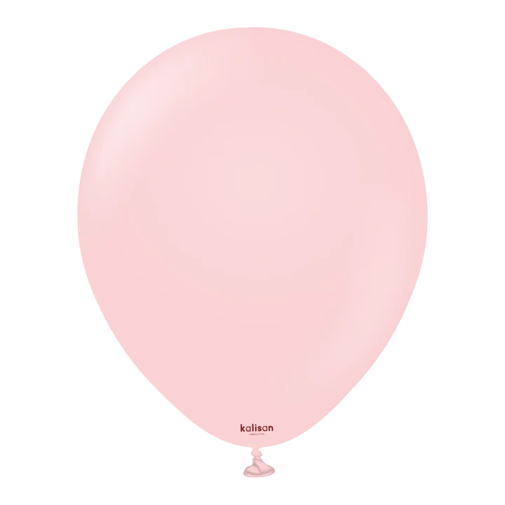 KALISAN LATEX MACARON PINK - 12", 100 PIECES