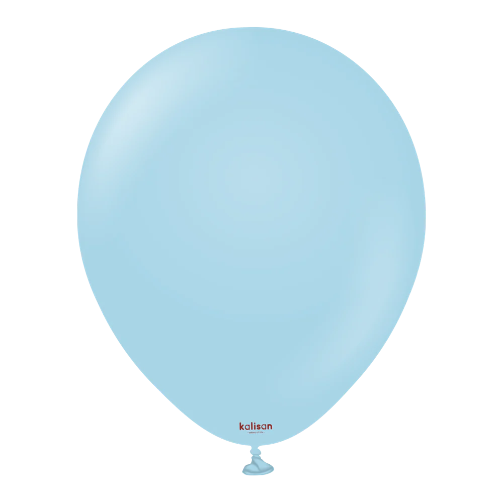 12 inch Kalisan Macaron Blue 100ct