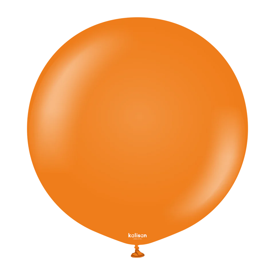 KALISAN LATEX STANDARD ORANGE - 18", 25 PIECES