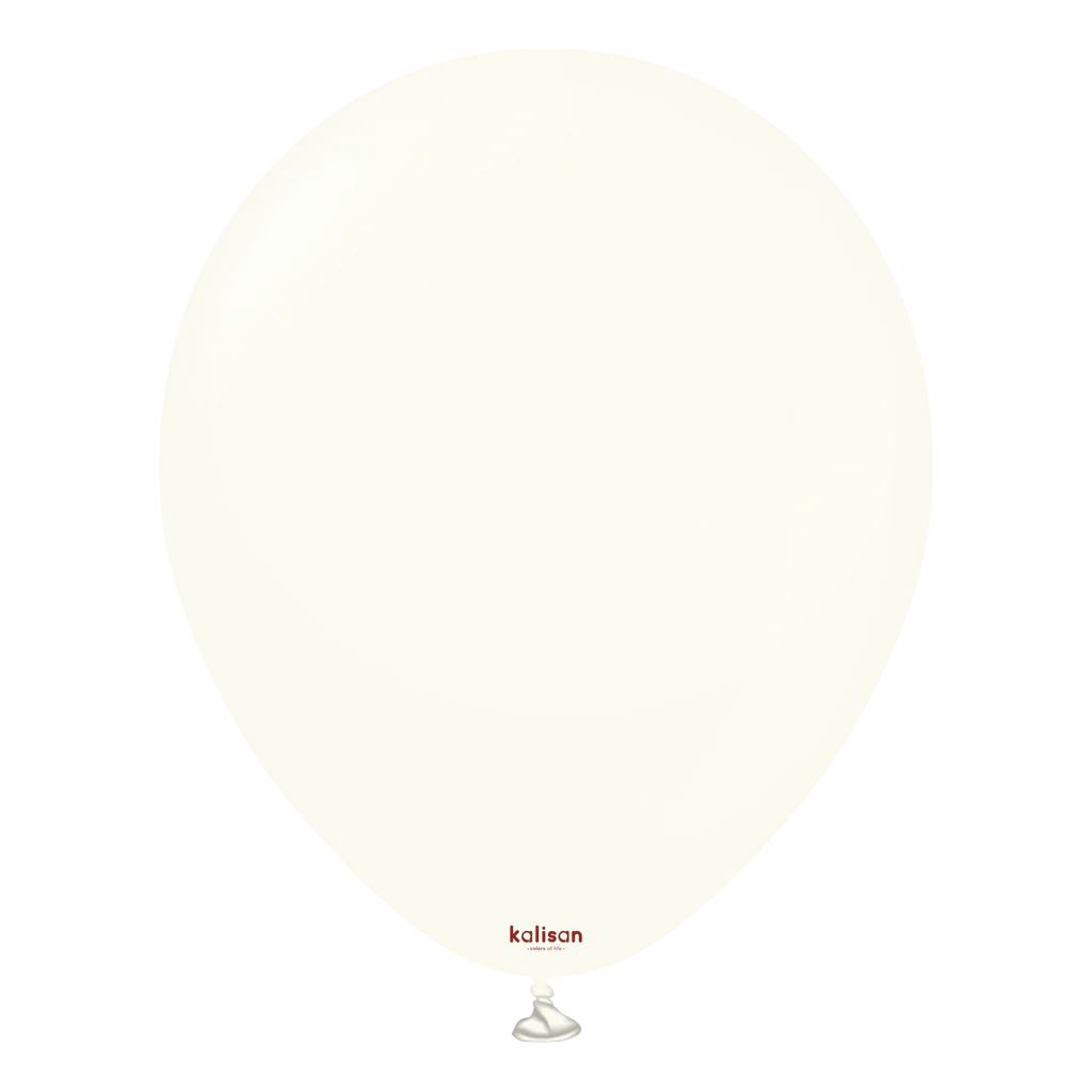 KALISAN LATEX RETRO WHITE - 5", 100 PIECES
