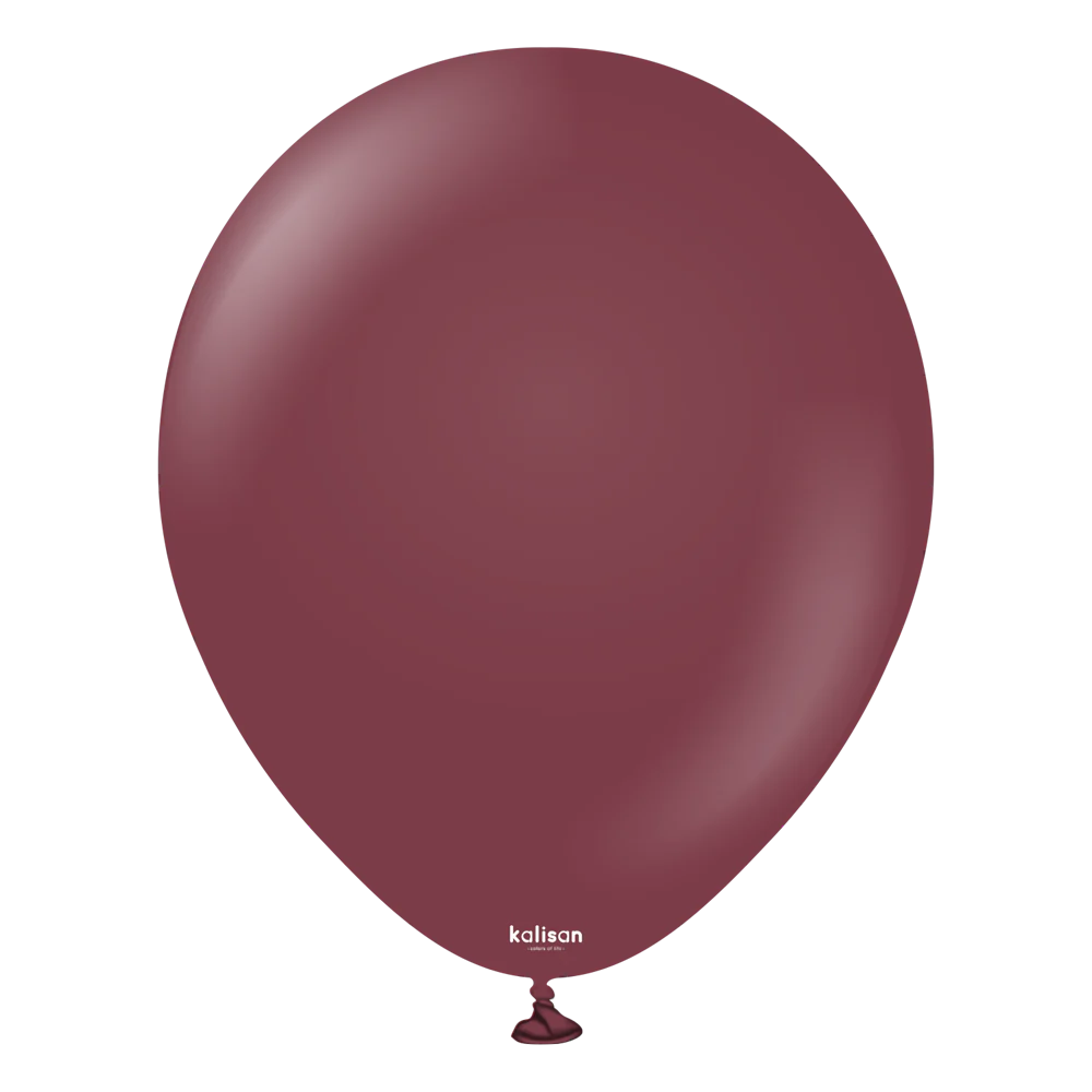 12 inch Kalisan Standard Burgundy 100ct