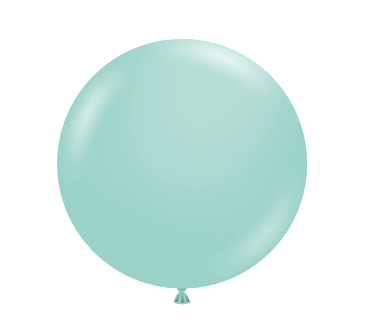 TUFTEX 17IN SEA GLASS LATEX BALLOONS 50CT