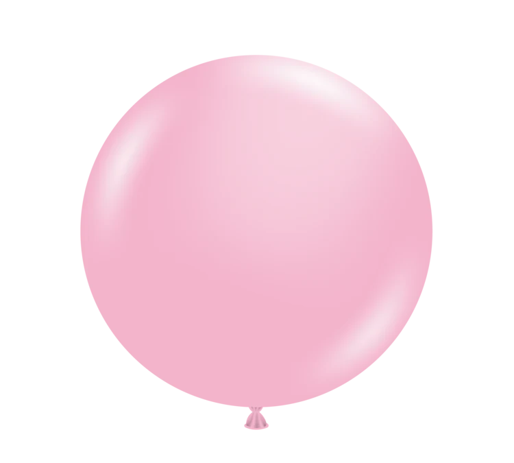 TUFTEX 11IN BABY PINK LATEX BALLOONS 100CT