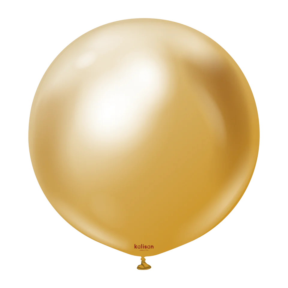 KALISAN LATEX MIRROR GOLD - 18", 25 PIECES