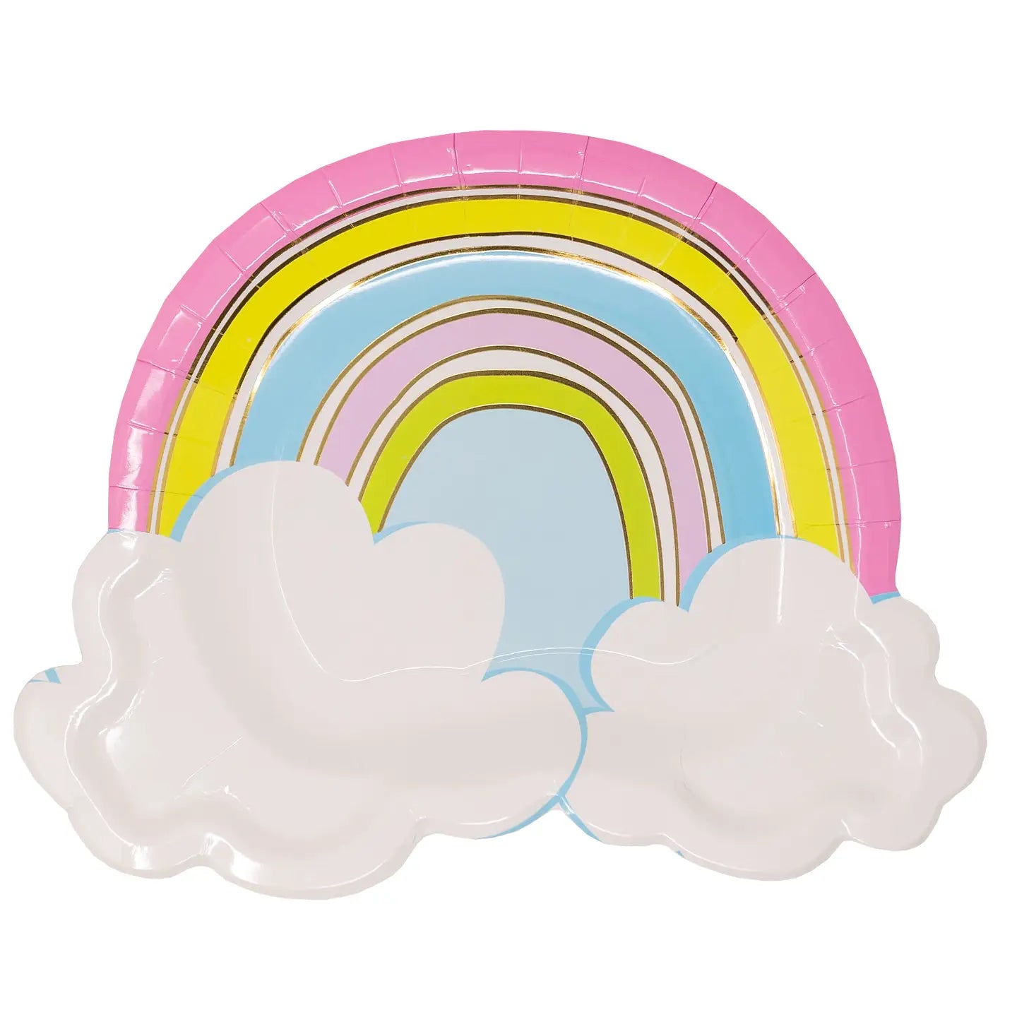Rainbow Dessert Plates