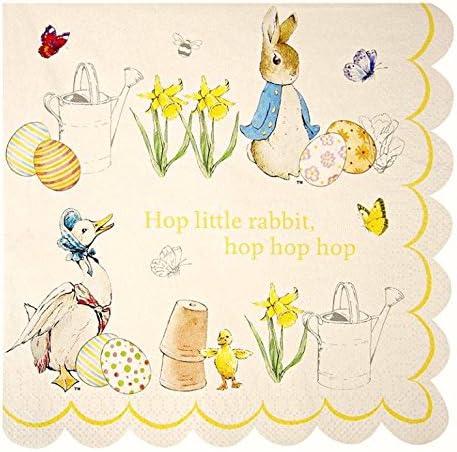 Easter Peter Rabbit Large Napkins Novelty