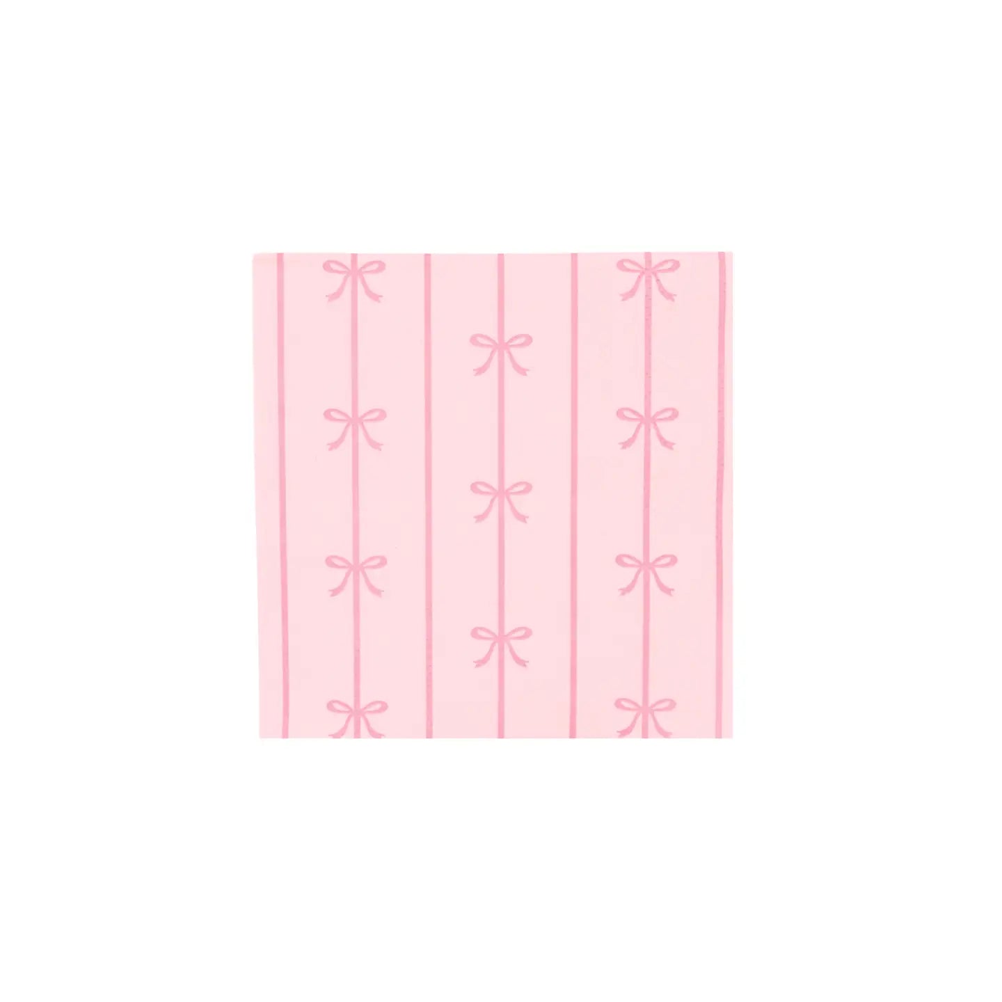 Petal Pink Signature Bow Small Napkins