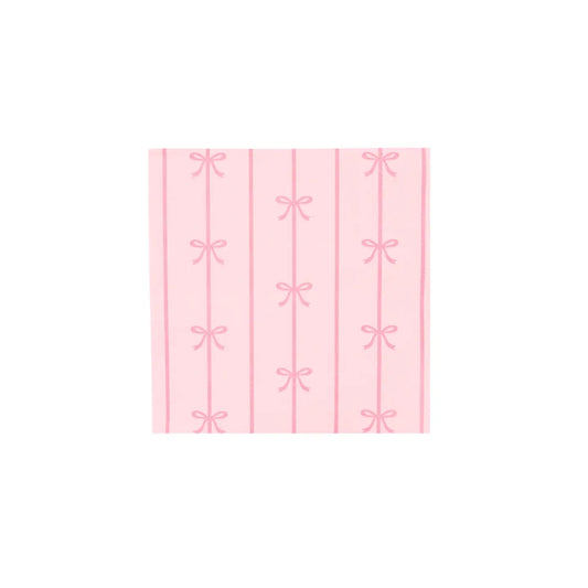 Petal Pink Signature Bow Small Napkins
