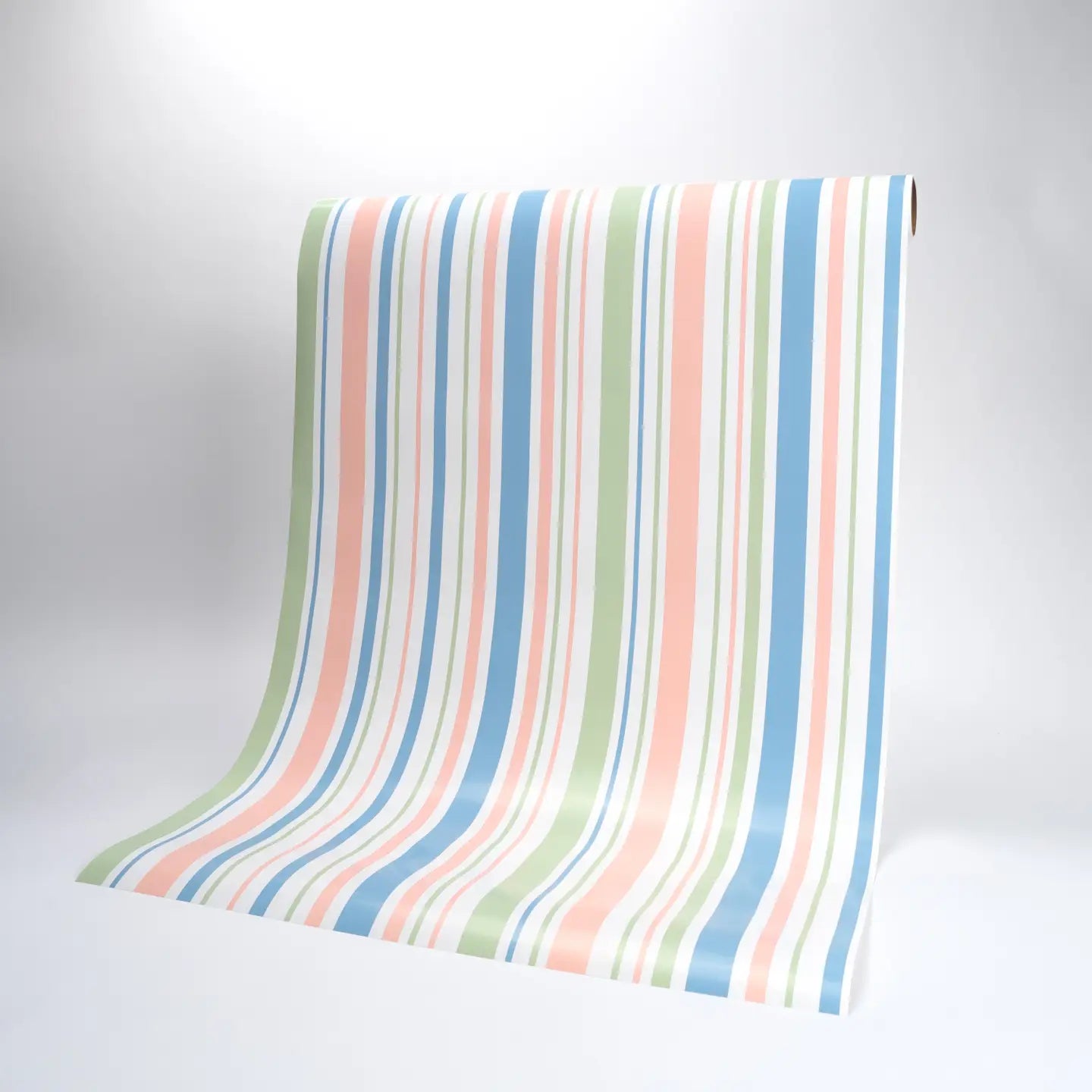 Spring Pastel Stripe Table Runner