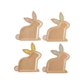 OCCASIONS BY SHAKIRA - KRAFT BUNNY SHAPED PLATE SET