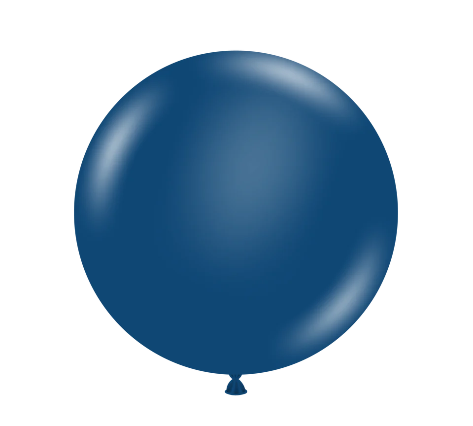 TUFTEX 5IN NAVY LATEX BALLOONS 50CT