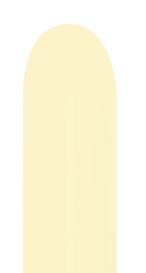 260 Sempertex Pastel Matte Yellow Latex Balloon 50ct