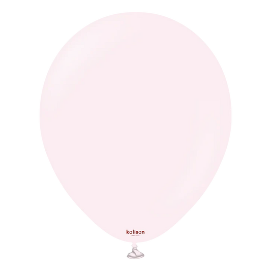 KALISAN LATEX MACARON PALE PINK - 5", 100 PIECES