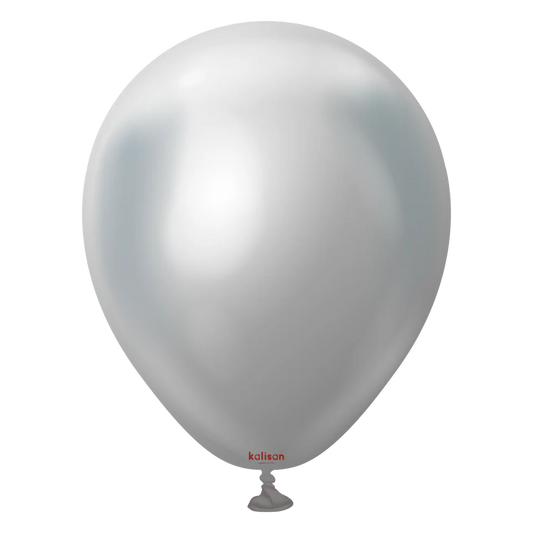 KALISAN LATEX MIRROR SILVER - 5", 100 PIECES
