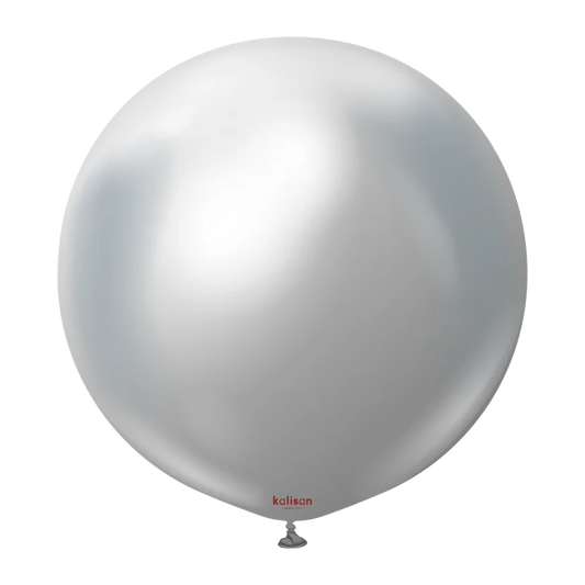 KALISAN LATEX MIRROR SILVER - 18", 25 PIECES