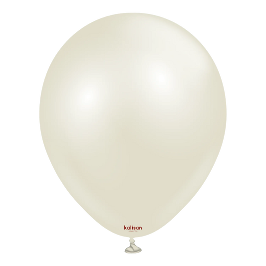 12 inch Kalisan Aura Ivory White 50ct