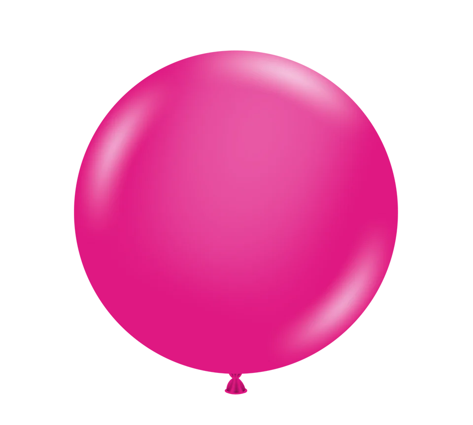 TUFTEX 24IN HOT PINK LATEX BALLOON 25CT