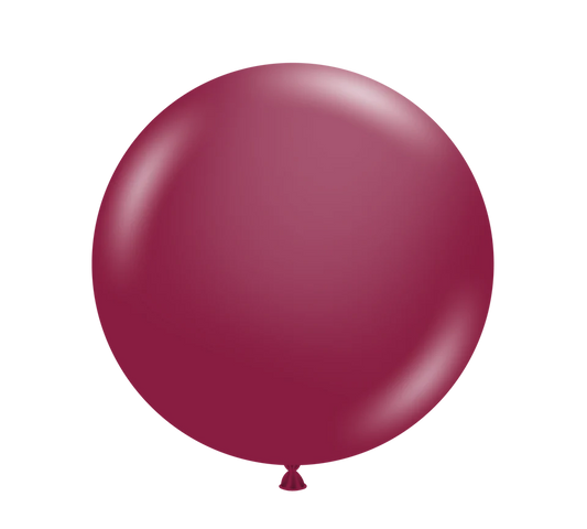 TUFTEX 17IN SANGRIA LATEX BALLOON 50CT