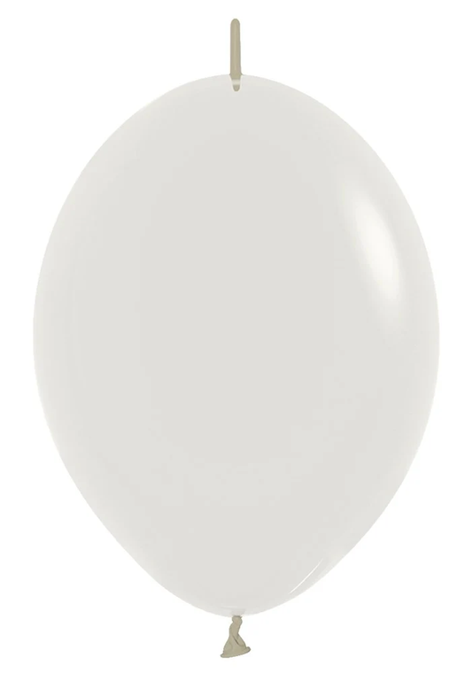 6 inch Sempertex Pastel Dusk Cream LINK-O-LOON 50ct