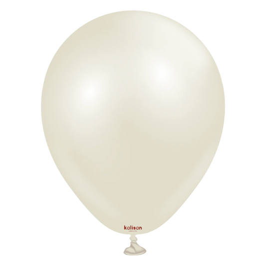5 inch Kalisan Aura Ivory White 50ct