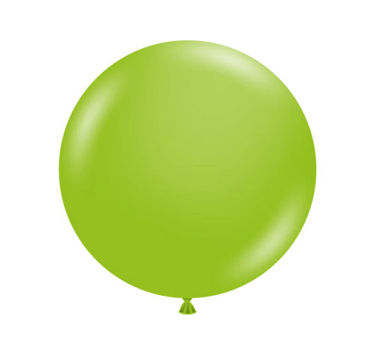 TUFTEX 24IN LIME GREEN LATEX BALLOONS 25CT
