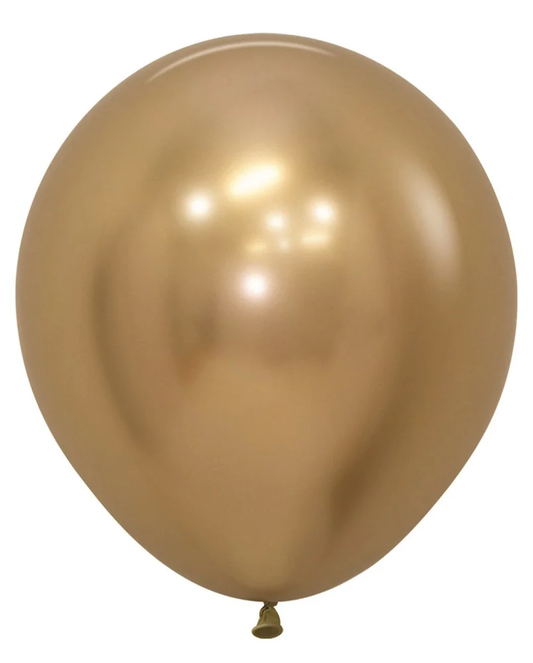 18 inch Sempertex Reflex Gold Latex 15ct