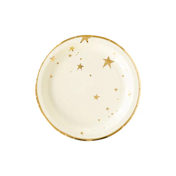 BABY NEUTRAL STAR 9" PLATES