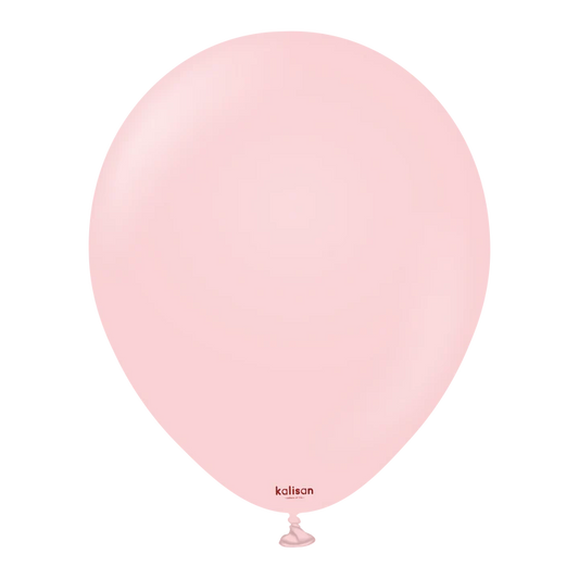 KALISAN LATEX MACARON PINK - 12", 100 PIECES