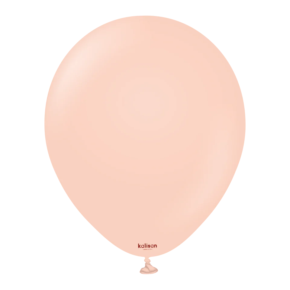 KALISAN LATEX MACARON SALMON - 18", 25 PIECES