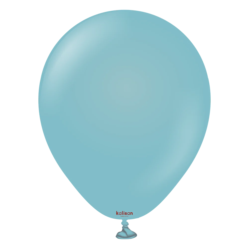 5 inch Kalisan Retro Blue Glass 100ct