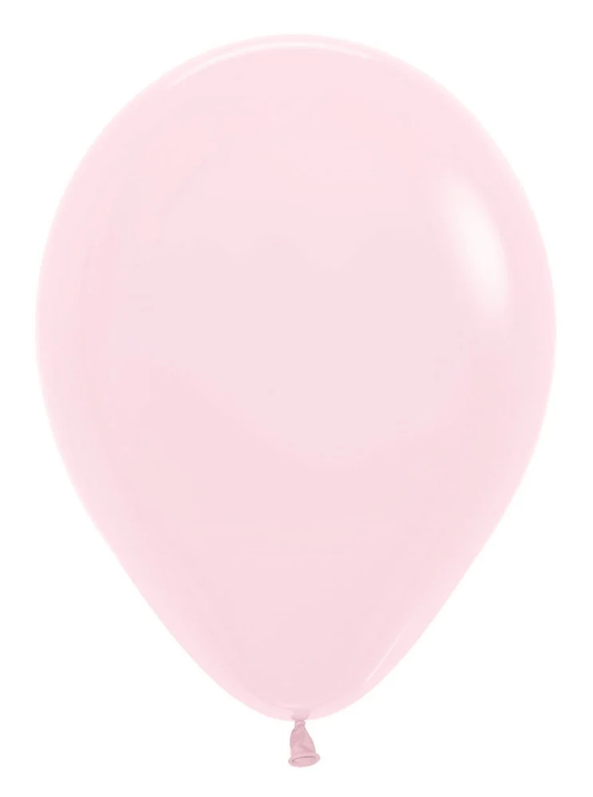 5 inch Sempertex Pastel Matte Pink Latex Balloons 100ct