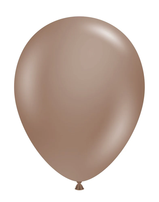 Tuftex Cocoa 11 inch Latex Balloon 100ct
