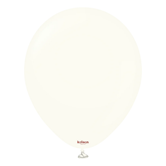 KALISAN LATEX RETRO WHITE - 5", 100 PIECES