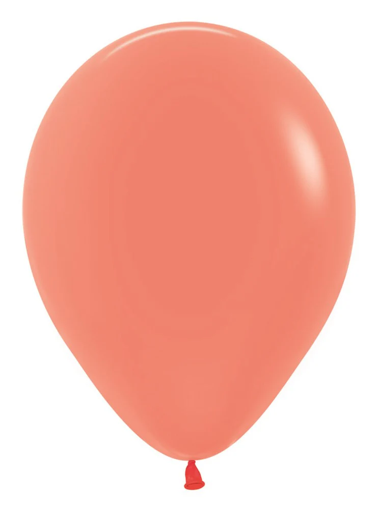 5 inch Sempertex Neon Orange Latex Balloons