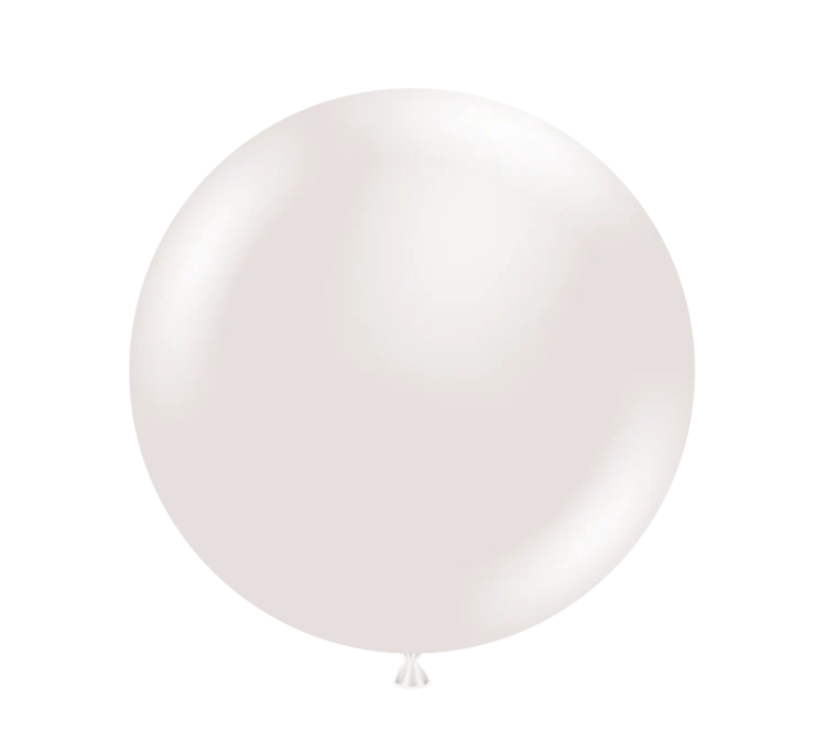 TUFTEX 5IN PEARLESCENT WHITE (SUGAR) LATEX BALLOONS 50CT