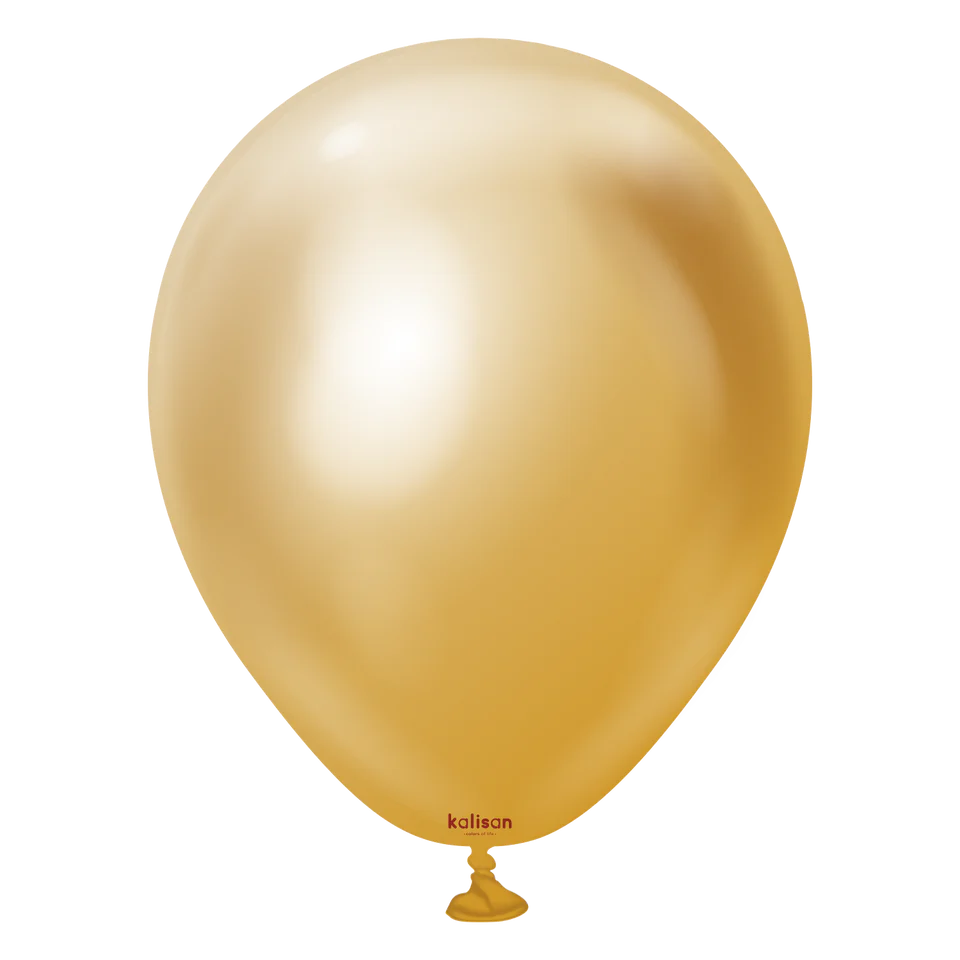 KALISAN LATEX MIRROR GOLD - 5", 100 PIECES