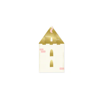 PRINCESS CASTLE SHAPED GUEST NAPKIN