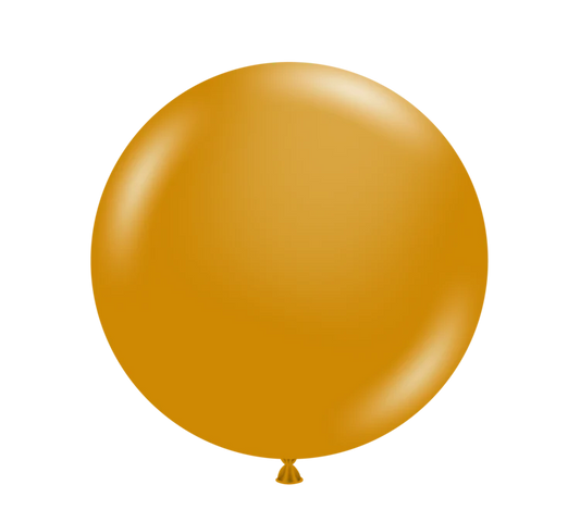 TUFTEX 17IN PEARLIZED GOLD LATEX BALLOONS 50CT