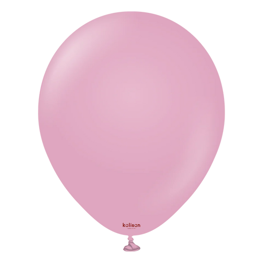 KALISAN LATEX RETRO DUSTY ROSE - 12", 100 PIECES