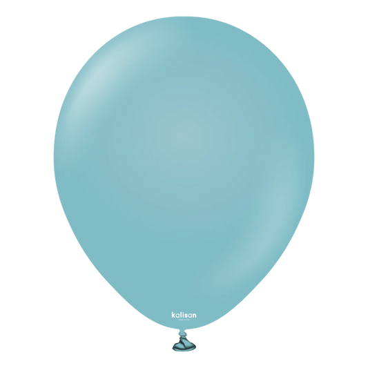 12 inch Kalisan Retro Blue Glass 100ct