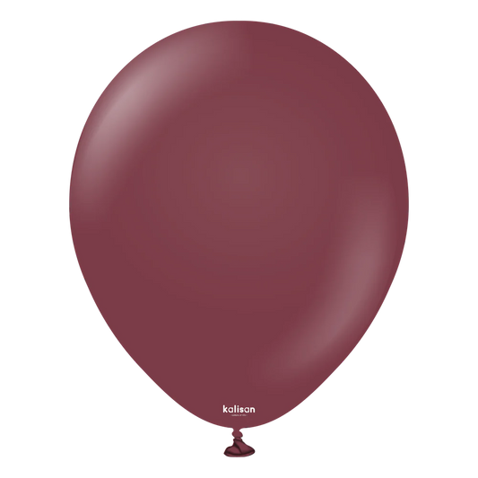 12 inch Kalisan Standard Burgundy 100ct