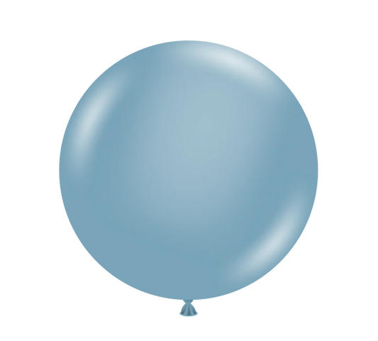 TUFTEX 5IN BLUE SLATE LATEX BALLOONS 50CT