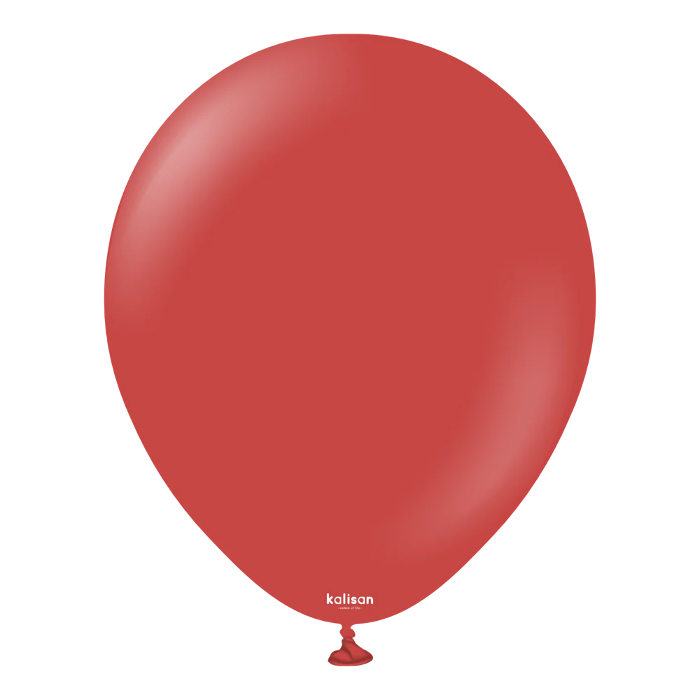 12 inch Kalisan Standard Deep Red 100ct