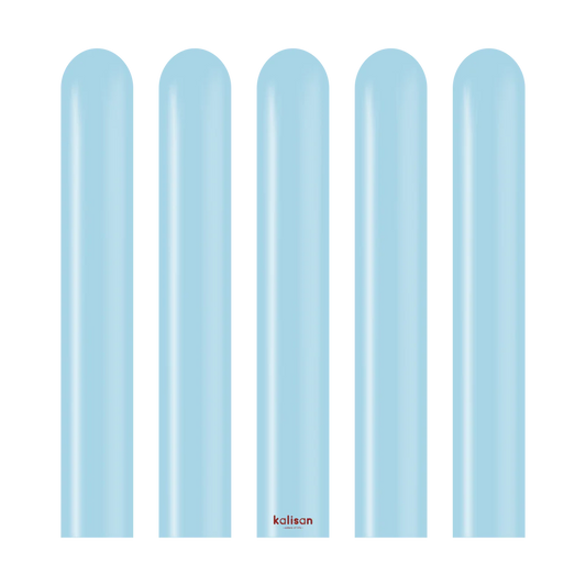 Kalisan Nozzle Up Macaron Blue - 260 Modelling 2"/60", 50 Pieces KALISAN NOZZLE UP MACARON BLUE - 260 MODELLING 2"/60", 50 PIECES