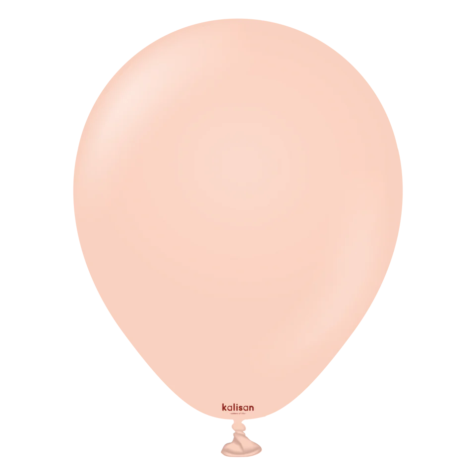 KALISAN LATEX MACARON SALMON - 5", 100 PIECES