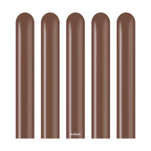KALISAN NOZZLE UP STANDARD CHOCOLATE BROWN - 260 MODELLING 2"/60", 50 PIECES