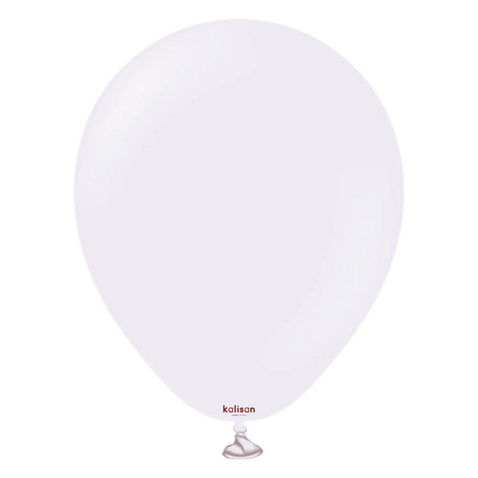 5 inch Kalisan Macaron Pale Lilac 100ct